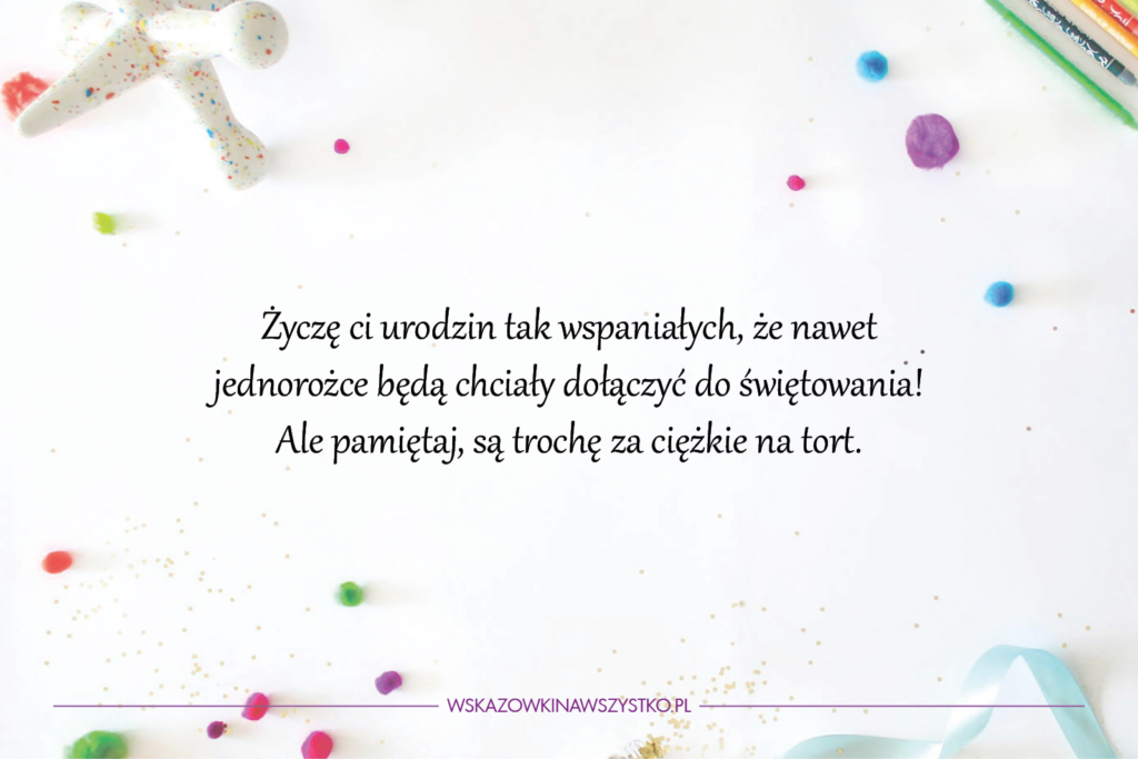 Zabawne życzenia urodzinowe dla dzieci